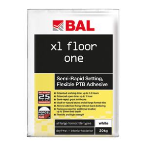 BAL XL Floor Tile Adhesive White - 20kg